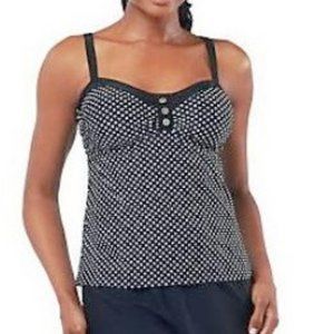 Ocean Dream Signature Ocean Dot Swim Top Only